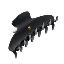 BALMAIN Cellulose Acetate Pince à Cheveux Large Black